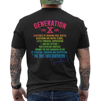 Gen X Generation X 70S 80S The True Fafo Generation Back Long