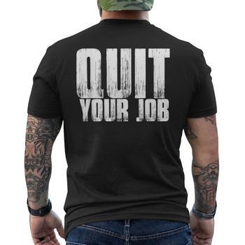 Quit Your Job Travel Freedom Meme Quote T-Shirt - Monsterry