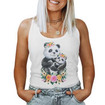 Camiseta Mujer Estampado Oso Panda - 100% Algodón, Manga Corta, Color Gris, Talla 40-42