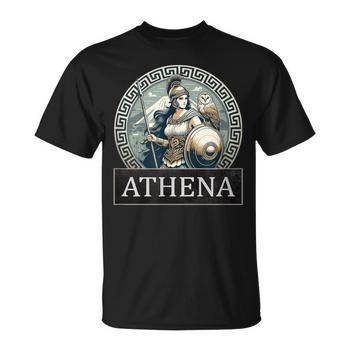 Débardeur Athéna - Déesse Grecque De La Sagesse Et De La Guerre - T-shirt à Manches Courtes - Design Graphique Mythologique