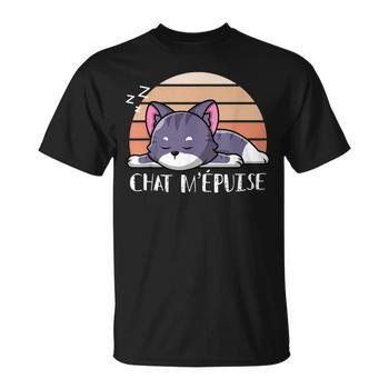 Sweatshirt "Je Suis Pas Du Matin" Humour Chat - Cadeau Pour Amoureux Des Chats, Homme/femme