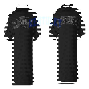 Kentucky Ky Retro Vintage Athletic Sports Blue Style Men's T-shirt