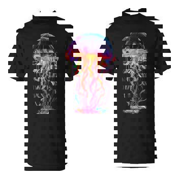 トップス MELT THE LADY jellyfish knot tank Threadrock Women's Deep Sea Jelly Racerback Tank Top
