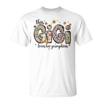 Women's Funny Fall Thankful T-Shirt - Pumpkin Leaves Graphic Tee, Short Sleeve, Casual Thanksgiving Top - View #9