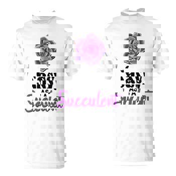 Sassy As A Succulent Purple Echeveria Plant Lovers Sweatshirt