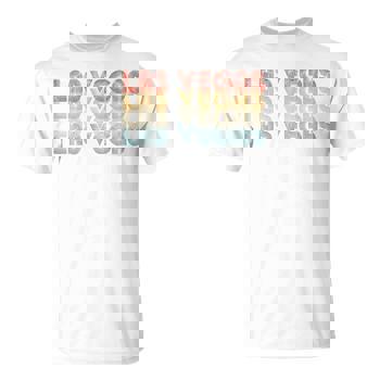 Vintage Retro 70S 80S Las Vegas Souvenir Long Sleeve T-Shirt
