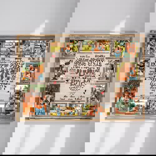 Custom Canvas Gift for Mom - Cherish Family Love & Defining Words | Family Wall Decor