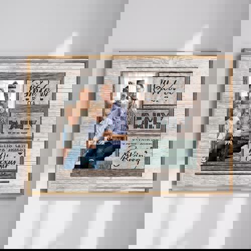 Family Love Canvas Wall Art - Life Is Greatest Blessing Quote Decor | Family Wall Decor