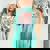 Chat Fille Enfant Idée Humour Chats Chaton T-shirt oversize confortable pour femme Chalky Mint