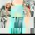 Divertente Per Amanti Delle Piante Con Scritta Easily Distracted By Plants T-shirt comoda oversize da donna Chalky Mint