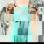 Don't Mess With Mama T-shirt comoda oversize da donna Chalky Mint