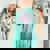 Lucie Cadeau Prénom Personnalisé Fille Licorne T-shirt oversize confortable pour femme Chalky Mint