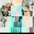Panda Punk Rock Suonare La Chitarra Elettrica T-shirt comoda oversize da donna Chalky Mint