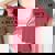 Donna Don't Give A Duck Be A Stoic Umorismo Stoico Con Collo A T-shirt comoda oversize da donna Crimson