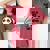 Sweat Is Just Fat Crying Panda Lifting Gym Citazione Cute Panda T-shirt comoda oversize da donna Crimson