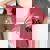 Torre Eiffel Parigiacanze Francia Souvenir Donne Ragazze T-shirt comoda oversize da donna Crimson