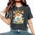 Mom Of The Wild One 1St Birthday Safari Family Matching Women's Oversized Comfort T-Shirt Pepper