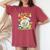 Mom Of The Wild One 1St Birthday Safari Family Matching Women's Oversized Comfort T-Shirt Blue Jean