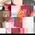 42 Risposta A Tutte Le Domande Life Universe Everything T-shirt comoda oversize da donna Crimson