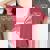 Autismo Tavola Periodica Autismo Speed Teacher Istruzione Speciale T-shirt comoda oversize da donna Crimson