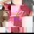 Donna Ellie Carino Personalizzato Farfalla Personalizzato Bambini Ragazze Nome Con Collo A T-shirt comoda oversize da donna Crimson