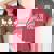 Gallina Animale Uccello Cuore Amo Le Mie Ragazze Pollo T-shirt comoda oversize da donna Crimson