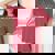 Lo Sodio A Todos Los Odio A Todos Cuello Camiseta extragrande cómoda para mujer Crimson