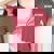 Non Guardare In Basso Ironico Sarcastico Divertente Festa T-shirt comoda oversize da donna Crimson