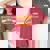 Non Puoi Spaventarmi Ho Due Figlie Divertente Mamma Papà T-shirt comoda oversize da donna Crimson