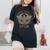 Roma Invicta Spqr Águila Romana Envejecida Camiseta extragrande cómoda para mujer Black