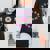 Sugar Mommy Sugar Daddy Pink Donut Gelato Coppia Umorismo T-shirt comoda oversize da donna Black