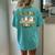 Er Nurse Turkey Gobble Squad Er Nurse Thanksgiving Women's Oversized Comfort T-Shirt Back Print Chalky Mint