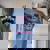 Bruh It's My 12Th Birthday 12 Year Old Birthday For Girl Women's Oversized Comfort T-Shirt Back Print Blue Jean