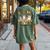 Er Nurse Turkey Gobble Squad Er Nurse Thanksgiving Women's Oversized Comfort T-Shirt Back Print Moss