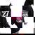 27 Anni Compleanno Donna Birthday Queen 27 27Esimo Felpa con cappuccio oversize da donna con stampa posteriore Black