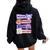 Anime Girl Ramen Boba Tea Bubble Tea Sketching Women Oversized Hoodie Back Print Black