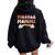 Groovy Muscle Mommy Funda Para Bomba De Gimnasio Levantamiento De Pesas Women Oversized Hoodie Back Print Black