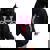 Uterus Middle Fingers Pro-Choice & Donne Femministe Felpa con cappuccio oversize da donna con stampa posteriore Black