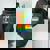 Donna Proud Ally Heart Protest Lgbtq Rainbow Flag Gay Pride Ally Con Collo A Felpa con cappuccio oversize da donna con stampa posteriore Forest