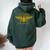 Spqr Águila Romana Roma Invicta Women Oversized Hoodie Back Print Forest