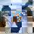 Donna Seashell Starfish Seahorse Tropical Beach Summer Ocean Con Collo A Felpa con cappuccio oversize da donna con stampa posteriore Navy Blue