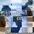 Wild Like My Curls Tie Dye Girls Curly Hair Cute Women Oversized Hoodie Back Print Navy Blue