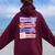 Anime Girl Ramen Boba Tea Bubble Tea Sketching Women Oversized Hoodie Back Print Maroon