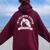 Melanoma Warrior Nftw Melanoma Conciencia Women Oversized Hoodie Back Print Maroon Melanoma Warrior Nftw Melanoma Conciencia Women Oversized Hoodie Back Print Maroon
