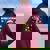 Polonia Bober Kurwa Meme Christmas Polish Beer Bober Felpa con cappuccio oversize da donna con stampa posteriore Maroon