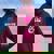 Ragazza Skater Skateboarding Skateboard Skateboard Felpa con cappuccio oversize da donna con stampa posteriore Maroon