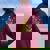 Tennis Albero Di Natale Pigiama Pjs Player Ragazzi Ragazze Felpa con cappuccio oversize da donna con stampa posteriore Maroon