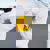 Con Farfalle Di Girasole Felpa con cappuccio oversize da donna con stampa posteriore White