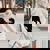 Dog Dad Mom Lover Pastore Caucasico Monocromatico Felpa con cappuccio oversize da donna con stampa posteriore Sand