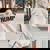 Estilo Militar De Plantilla Donald Trump 2024 Women Oversized Hoodie Back Print Sand